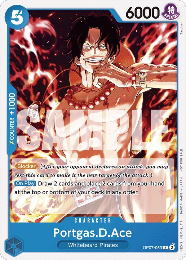 Portgas.D.Ace (Tournament Pack 2024 Oct.-Dec.) OP07-053 - One Piece Promo kart görseli