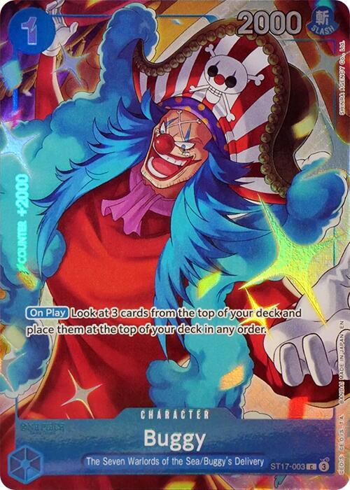 Buggy (Seven Warlords of the Sea Binder Set) ST17-003 - One Piece Promo kart görseli