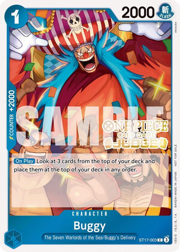 Buggy (Judge Pack Vol. 5) ST17-003 - One Piece Promo kart görseli