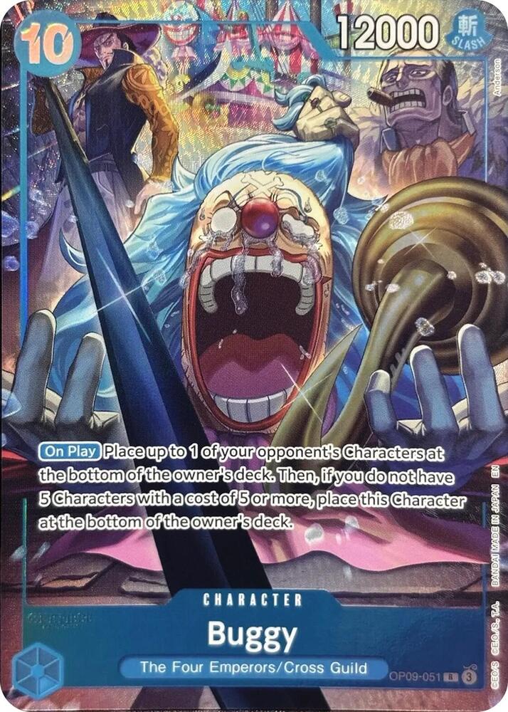 Buggy (051) (English Version 2nd Anniversary Set) OP09-051 - One Piece Promo kart görseli