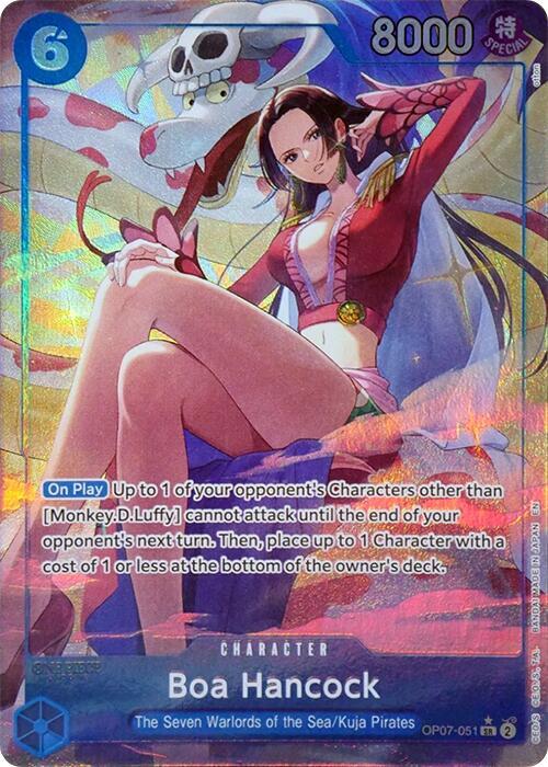 Boa Hancock (Seven Warlords of the Sea Binder Set) OP07-051 - One Piece Promo kart görseli