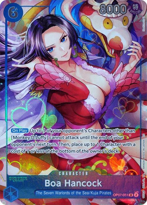 Boa Hancock (Seven Warlords of the Sea Binder Set) OP07-051 - One Piece Promo kart görseli