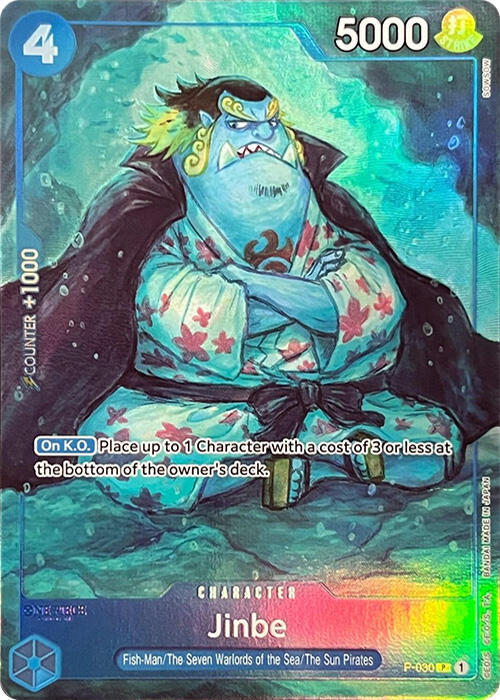 Jinbe (Premium Card Collection -BANDAI CARD GAMES  P-030 - One Piece Promo kart görseli