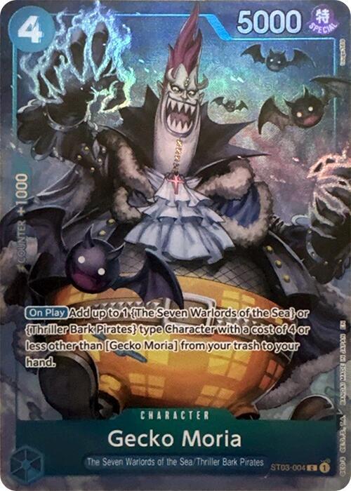 Gecko Moria (Seven Warlords of the Sea Binder Set) ST03-004 - One Piece Promo kart görseli