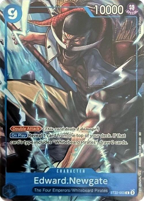 Edward.Newgate (Premium Card Collection -6 assort  ST22-003 - One Piece Promo kart görseli