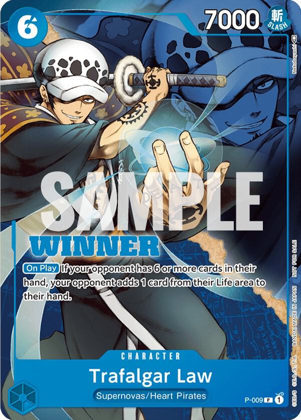 Trafalgar Law - P-009 (Winner Pack Vol. 1) P-009 - One Piece Promo kart görseli