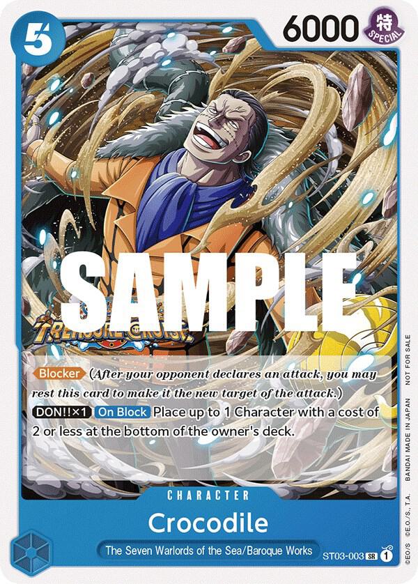Crocodile (Tournament Pack Vol. 5) ST03-003 - One Piece Promo kart görseli