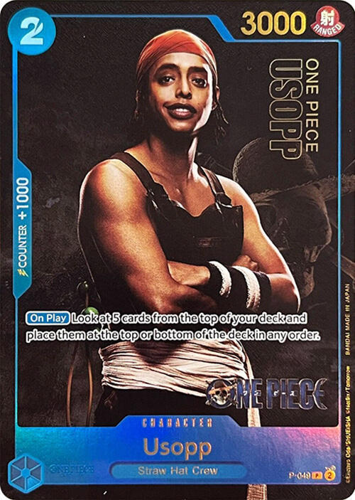 Usopp (Premium Card Collection -Live Action Editio P-049 - One Piece Promo kart görseli