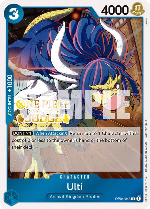 Ulti (Judge Pack Vol. 3) OP04-043 - One Piece Promo kart görseli