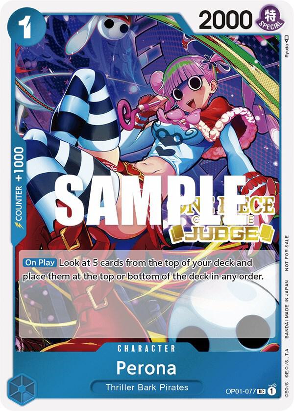 Perona (Judge Pack Vol. 2) OP01-077 - One Piece Promo kart görseli