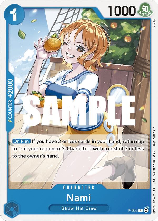 Nami (Sealed Battle Kit Vol. 1) P-053 - One Piece Promo kart görseli