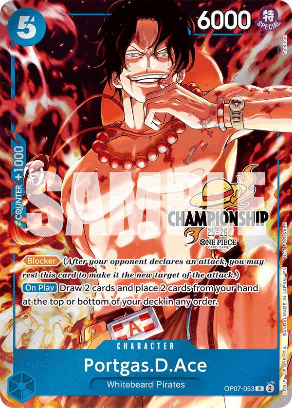 Portgas.D.Ace (CS 25-26 Celebration Pack) OP07-053 - One Piece Promo kart görseli