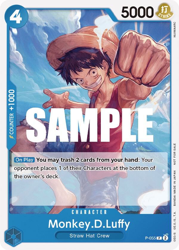 Monkey.D.Luffy (055) (Sealed Battle Kit Vol. 1) P-055 - One Piece Promo kart görseli