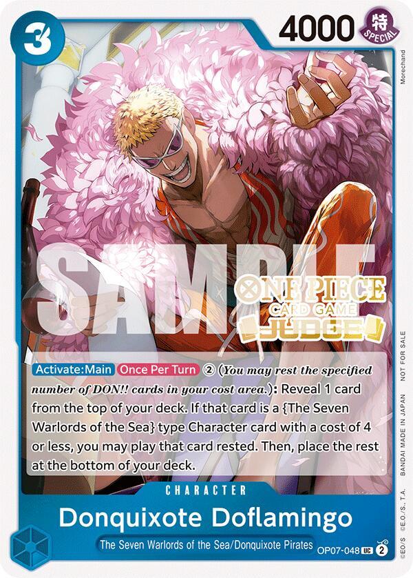 Donquixote Doflamingo (Judge Pack Vol. 5) OP07-048 - One Piece Promo kart görseli