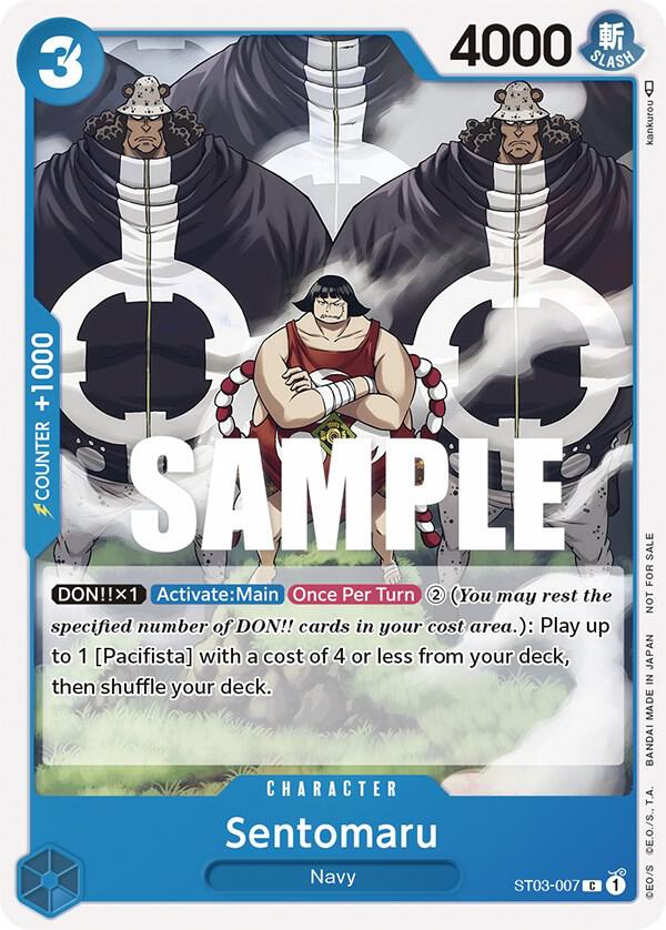 Sentomaru (Tournament Pack Vol. 3) [Participant] ST03-007 - One Piece Promo kart görseli