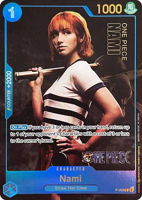 Nami (Premium Card Collection -Live Action Edition P-053 - One Piece Promo kart görseli