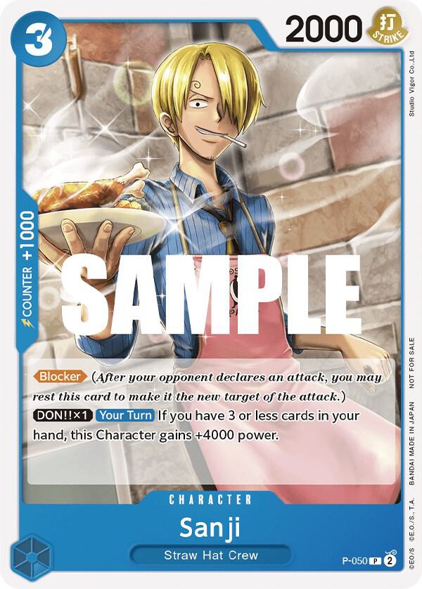 Sanji (Sealed Battle Kit Vol. 1) P-050 - One Piece Promo kart görseli