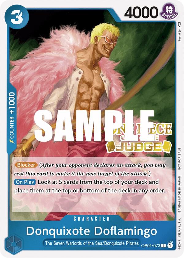 Donquixote Doflamingo (Judge) OP01-073 - One Piece Promo kart görseli
