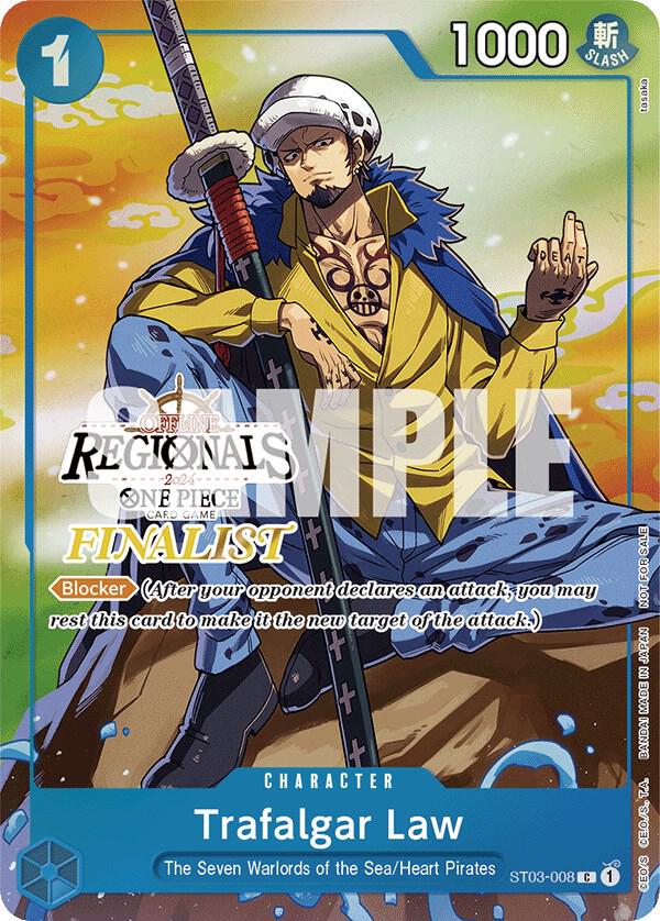 Trafalgar Law (Offline Regional 2024 Vol. 2) [Fina ST03-008 - One Piece Promo kart görseli