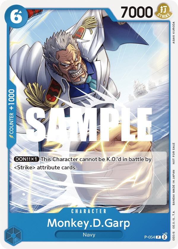 Monkey.D.Garp (Sealed Battle Kit Vol. 1) P-054 - One Piece Promo kart görseli
