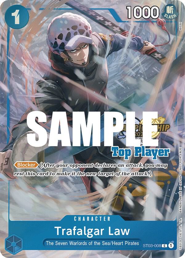 Trafalgar Law (CS 2023 Top Players Pack) ST03-008 - One Piece Promo kart görseli