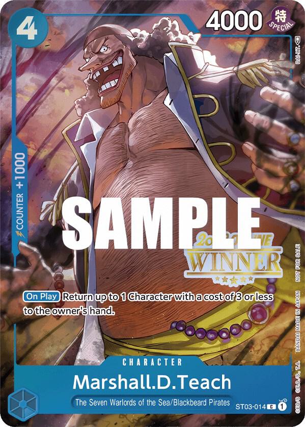 Marshall.D.Teach (Online Regional 2023) [Winner] ST03-014 - One Piece Promo kart görseli