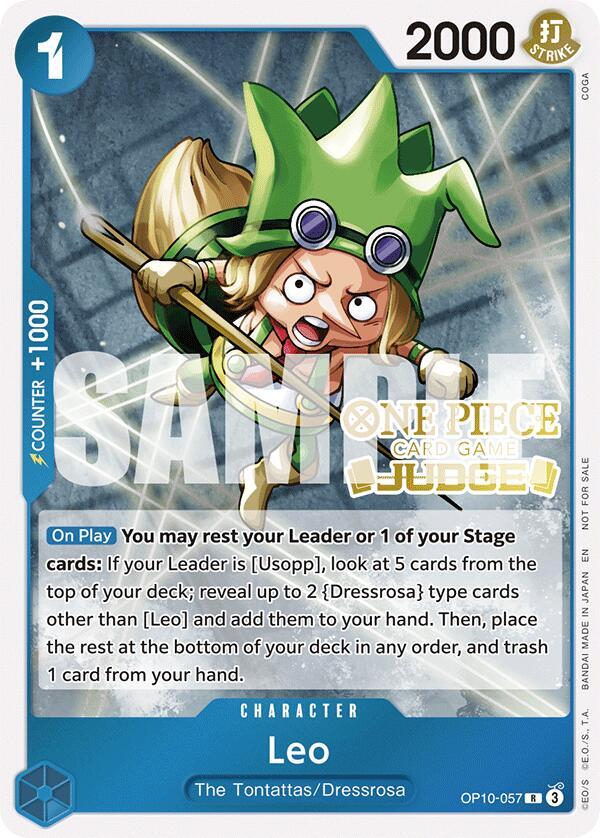 Leo (Judge Pack Vol. 6) OP10-057 - One Piece Promo kart görseli