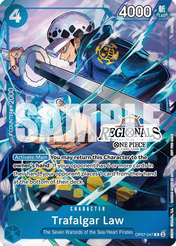 Trafalgar Law (Online Regional Participation Pack  OP07-047 - One Piece Promo kart görseli