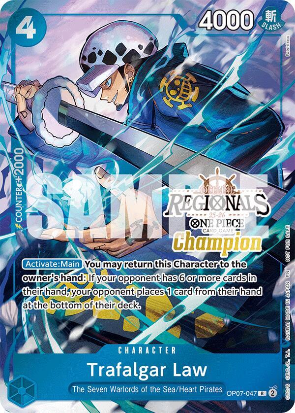 Trafalgar Law (Offline Regional Champion Card Set  OP07-047 - One Piece Promo kart görseli