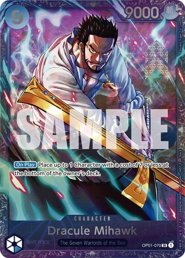 Dracule Mihawk (Treasure Cup 2024) OP01-070 - One Piece Promo kart görseli