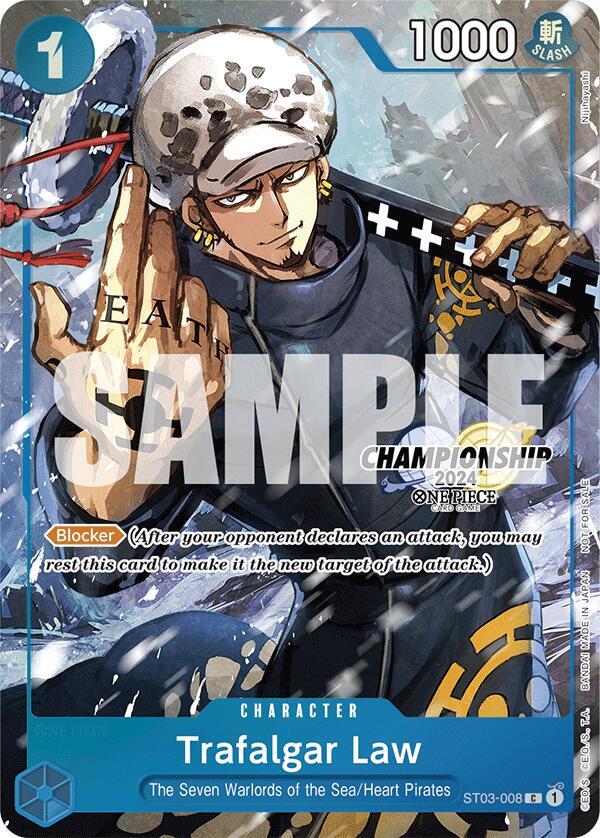 Trafalgar Law - ST03-008 (CS 2024 Event Pack Final ST03-008 - One Piece Promo kart görseli