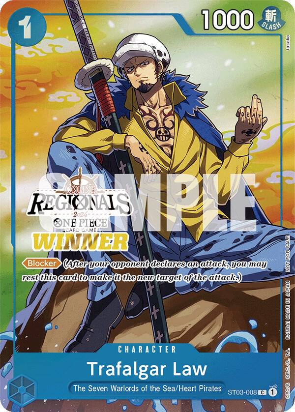 Trafalgar Law (Online Regional 2024 Vol. 2) [Winne ST03-008 - One Piece Promo kart görseli