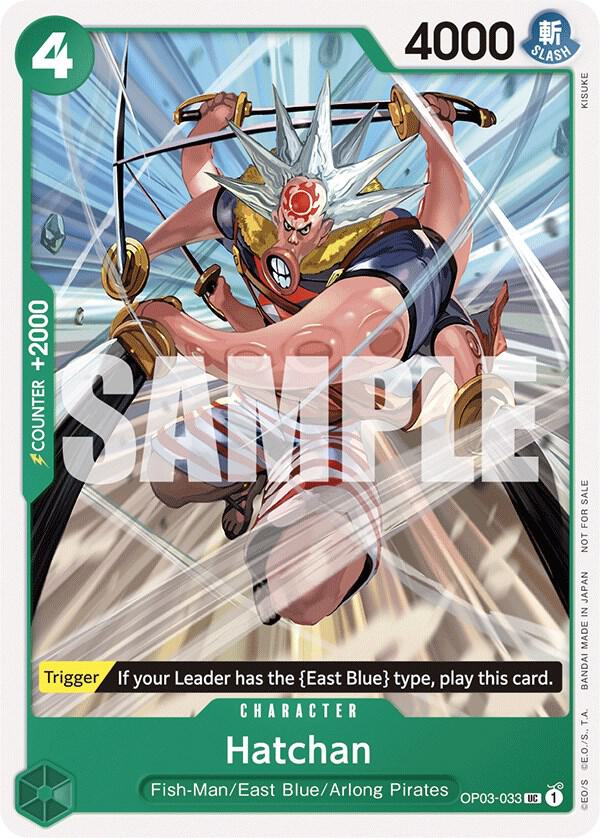 Hatchan (Tournament Pack Vol. 6) OP03-033 - One Piece Promo kart görseli