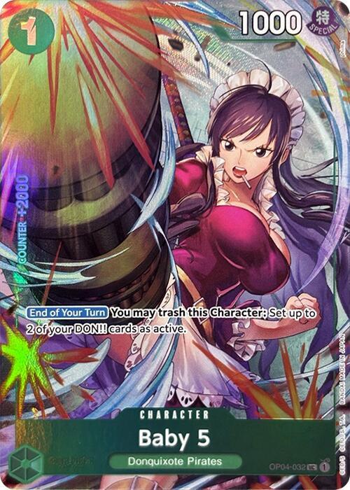Baby 5 (Premium Card Collection -Best Selection Vo OP04-032 - One Piece Promo kart görseli
