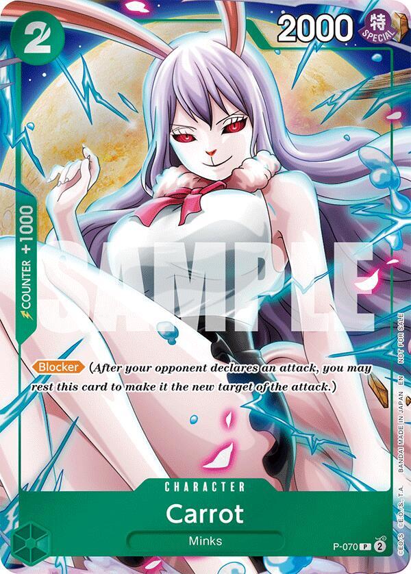 Carrot (Event Pack Vol. 6) P-070 - One Piece Promo kart görseli