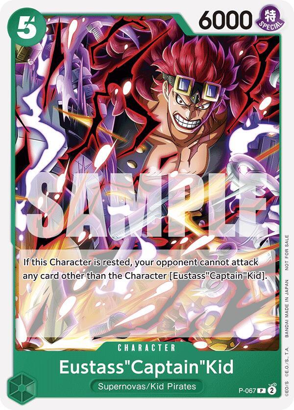 Eustass"Captain"Kid (OP-07 Pre-Release Tournament) P-067 - One Piece Promo kart görseli