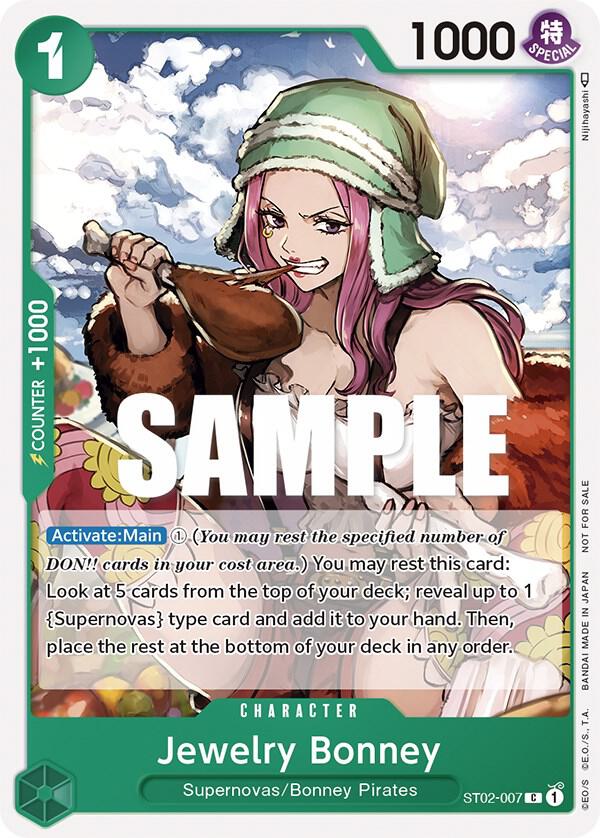 Jewelry Bonney (Tournament Pack Vol. 3) [Participa ST02-007 - One Piece Promo kart görseli