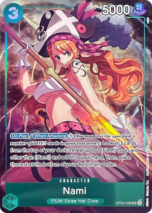 Nami (Premium Card Collection -Best Selection Vol. OP02-036 - One Piece Promo kart görseli
