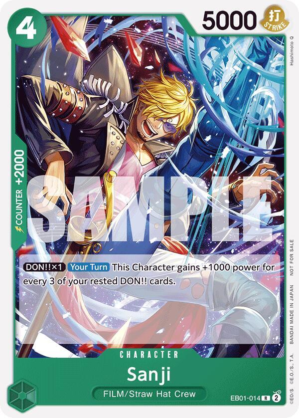 Sanji (Tournament Pack 2025 Vol. 1) EB01-014 - One Piece Promo kart görseli