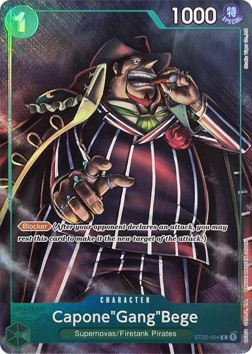 Capone"Gang"Bege (Premium Card Collection -Best Se ST02-004 - One Piece Promo kart görseli