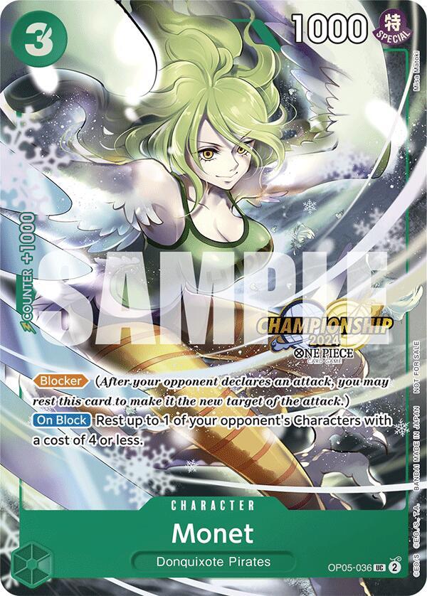 Monet (CS 2024 Event Pack) OP05-036 - One Piece Promo kart görseli