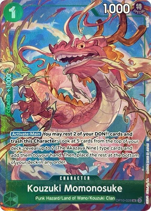 Kouzuki Momonosuke (Premium Card Collection -Best  OP10-028 - One Piece Promo kart görseli