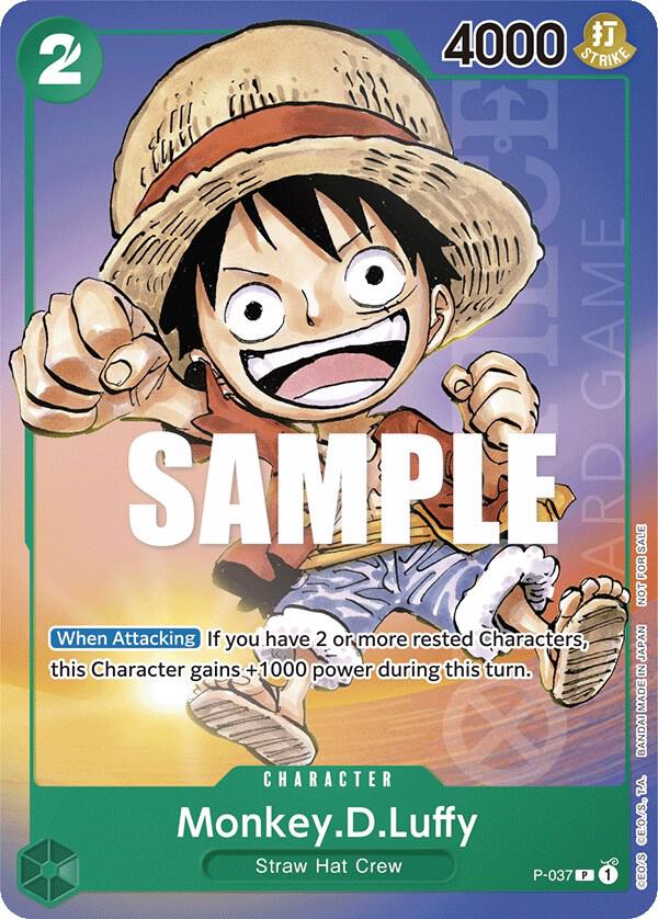 Monkey.D.Luffy (Gen Con 2023) P-037 - One Piece Promo kart görseli