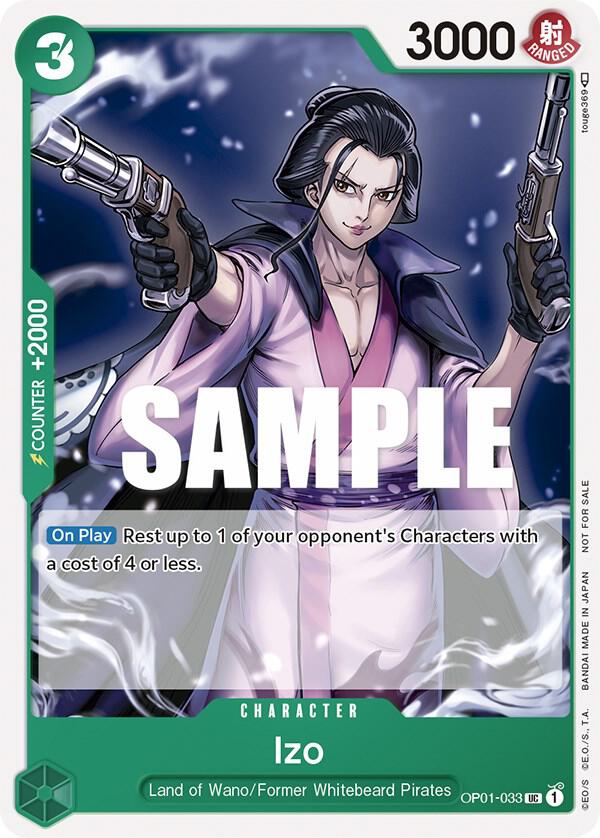 Izo (Tournament Pack Vol. 2) OP01-033 - One Piece Promo kart görseli