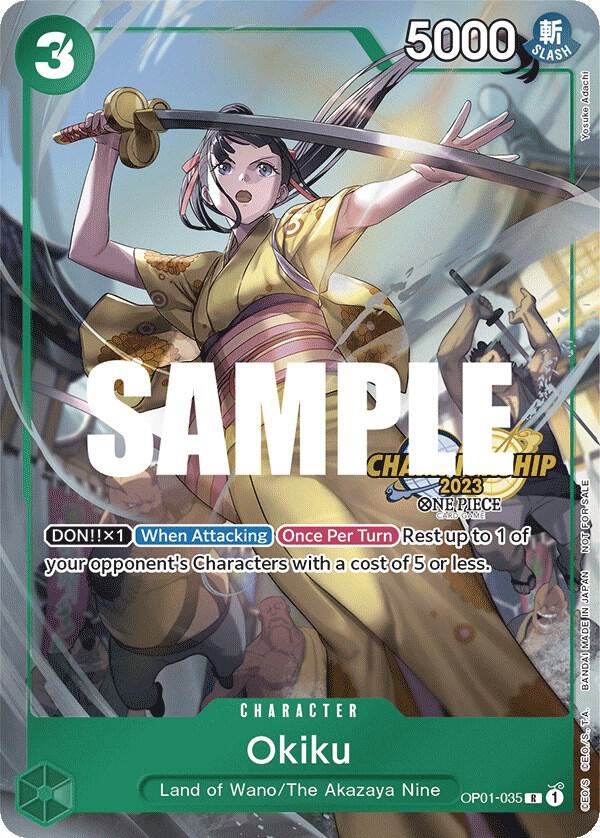 Okiku (CS 2023 Celebration Pack) OP01-035 - One Piece Promo kart görseli
