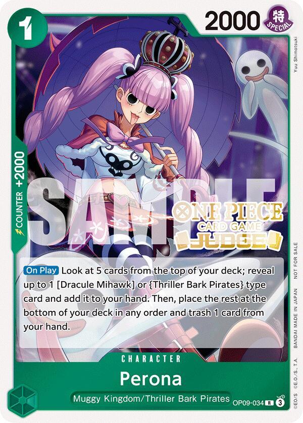 Perona (Judge Pack Vol. 5) OP09-034 - One Piece Promo kart görseli