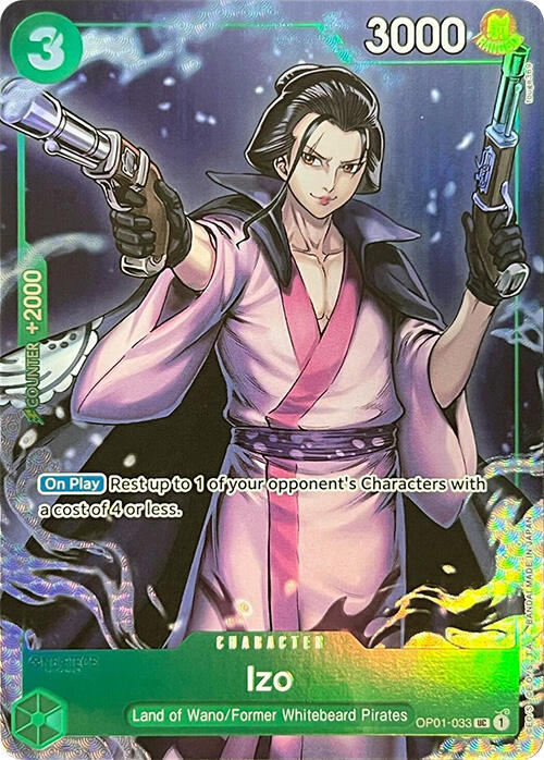 Izo (Premium Card Collection -BANDAI CARD GAMES Fe OP01-033 - One Piece Promo kart görseli