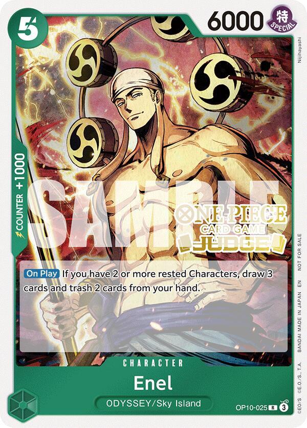 Enel (Judge Pack Vol. 6) OP10-025 - One Piece Promo kart görseli