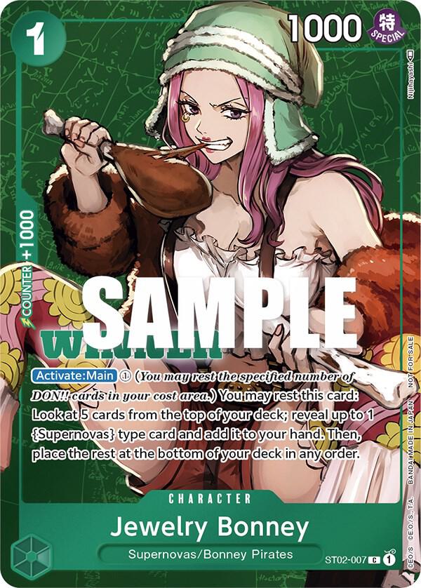 Jewelry Bonney (Tournament Pack Vol. 3) [Winner] ST02-007 - One Piece Promo kart görseli
