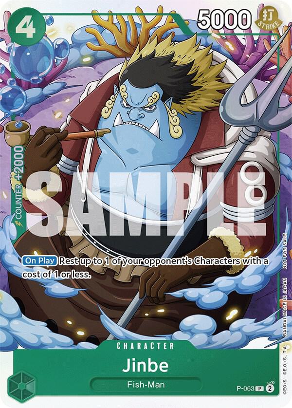 Jinbe (Event Pack Vol. 4) P-063 - One Piece Promo kart görseli